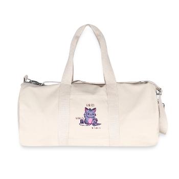 Ich ignoriere dich nicht, ich ziehe den Stecker aus - Recycelte Canvas-Sporttasche von Stanley/Stella - Naturweiß - Vorne