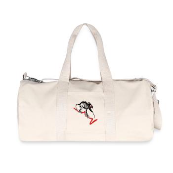 Gecko, Eidechse, Computer - Recycelte Canvas-Sporttasche von Stanley/Stella - Naturweiß - Vorne