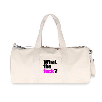 what the fuck ? Couleurs personnalisables - Sac de sport en toile recyclée Stanley/Stella - blanc naturel - Devant
