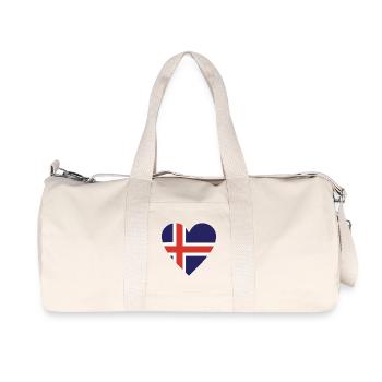 Iceland - Recycled Canvas Sports Bag by Stanley/Stella - natural - Front