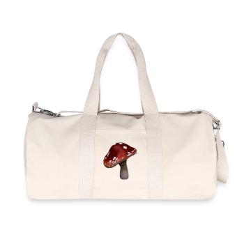 pilze mushrooms fungi veggie gemuese vegetables14 - Recycelte Canvas-Sporttasche von Stanley/Stella - Naturweiß - Vorne