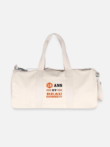18 ANS ET BEAU GOSSE - Sac de sport en toile recyclée Stanley/Stella - blanc naturel