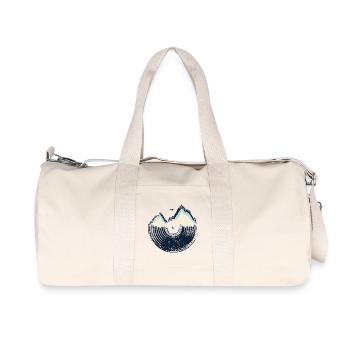 Echo Ridge Mountain Vinyl - Recycled Canvas Sports Bag by Stanley/Stella - natural - Front