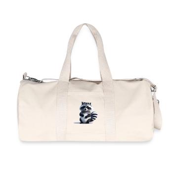 Raton laveur - Sac de sport en toile recyclée Stanley/Stella - blanc naturel - Devant