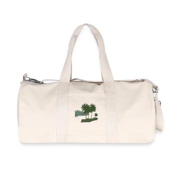 Palm Island with Structure Effect (mod.) - Recycled Canvas Sports Bag by Stanley/Stella - natural - Front