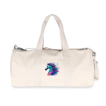 Cheval - Sac de sport en toile recyclée Stanley/Stella - blanc naturel - Devant