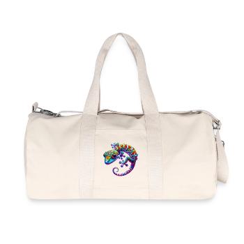 Gecko - Recycelte Canvas-Sporttasche von Stanley/Stella - Naturweiß - Vorne