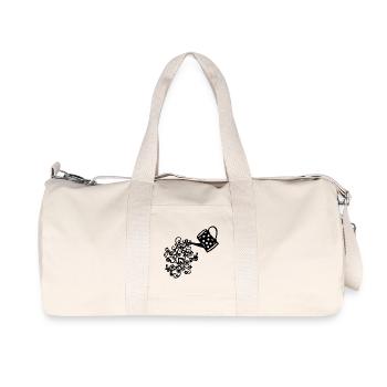 The Return of Spring (Black) - Recycled Canvas Sports Bag by Stanley/Stella - natural - Front