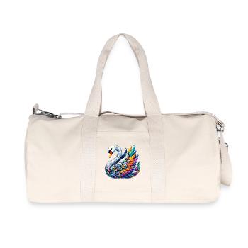 Cygne - Sac de sport en toile recyclée Stanley/Stella - blanc naturel - Devant