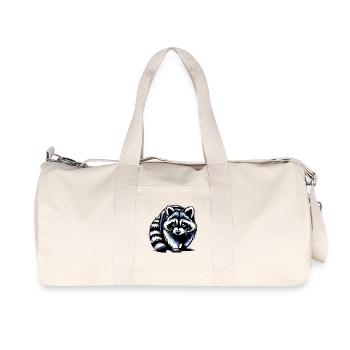 Waschbär - Recycelte Canvas-Sporttasche von Stanley/Stella - Naturweiß - Vorne