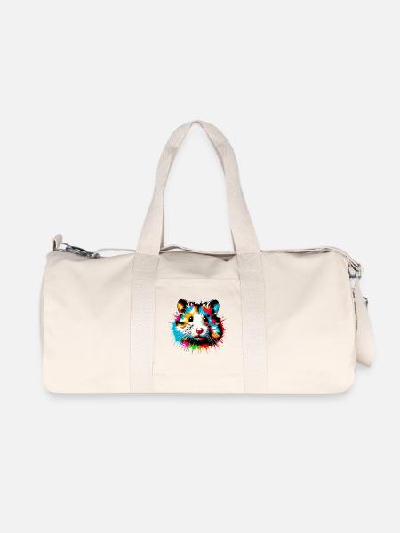 Hamster - Sac de sport en toile recyclée Stanley/Stella - blanc naturel