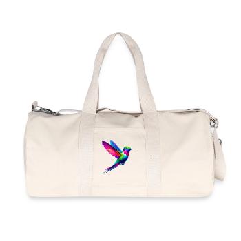 Kolibri - Recycelte Canvas-Sporttasche von Stanley/Stella - Naturweiß - Vorne