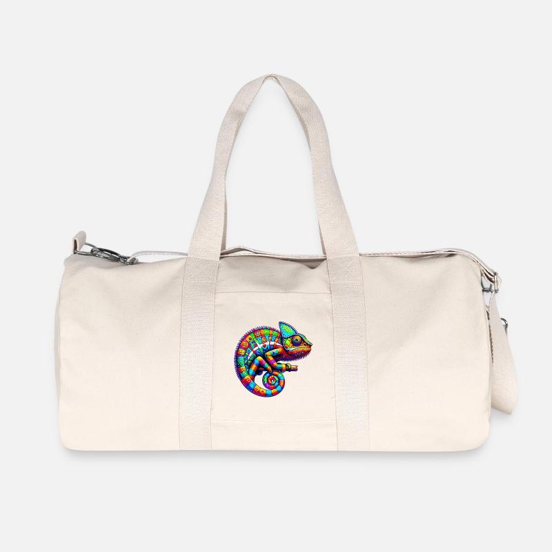 Chamäleon - Recycelte Canvas-Sporttasche von Stanley/Stella - Naturweiß