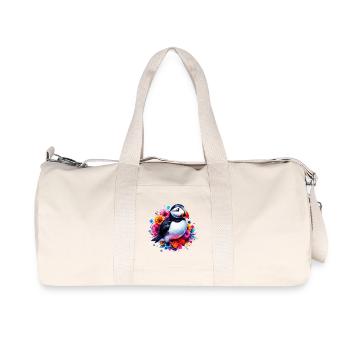 Macareux - Sac de sport en toile recyclée Stanley/Stella - blanc naturel - Devant