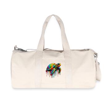Turtle - Recycled Canvas Sports Bag by Stanley/Stella - natural - Front