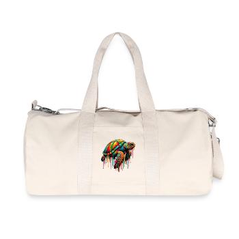 Turtle - Recycled Canvas Sports Bag by Stanley/Stella - natural - Front