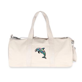 Dolphin - Recycled Canvas Sports Bag by Stanley/Stella - natural - Front