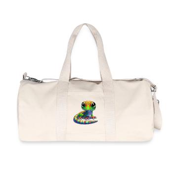 Gecko - Recycled Canvas Sports Bag by Stanley/Stella - natural - Front
