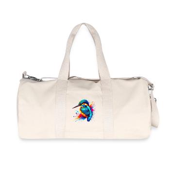 Martin-pêcheur - Sac de sport en toile recyclée Stanley/Stella - blanc naturel - Devant