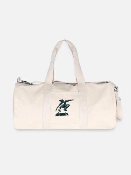 Skater - Recycelte Canvas-Sporttasche von Stanley/Stella - Naturweiß
