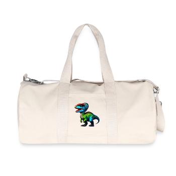 Dinosaure - Sac de sport en toile recyclée Stanley/Stella - blanc naturel - Devant
