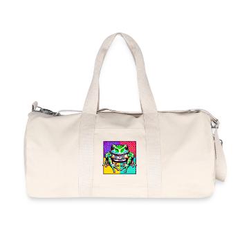 Grenouille - Sac de sport en toile recyclée Stanley/Stella - blanc naturel - Devant