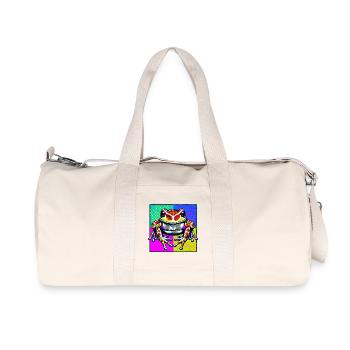 Grenouille - Sac de sport en toile recyclée Stanley/Stella - blanc naturel - Devant