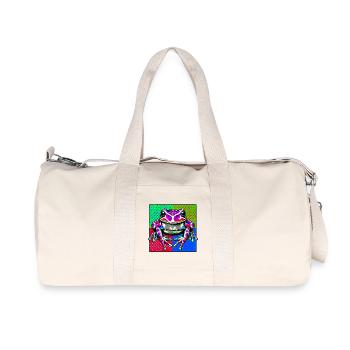 Grenouille - Sac de sport en toile recyclée Stanley/Stella - blanc naturel - Devant