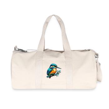 Martin-pêcheur - Sac de sport en toile recyclée Stanley/Stella - blanc naturel - Devant