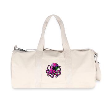 Octopus - Recycled Canvas Sports Bag by Stanley/Stella - natural - Front