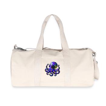 Octopus - Recycled Canvas Sports Bag by Stanley/Stella - natural - Front