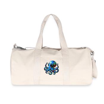 Pieuvre - Sac de sport en toile recyclée Stanley/Stella - blanc naturel - Devant