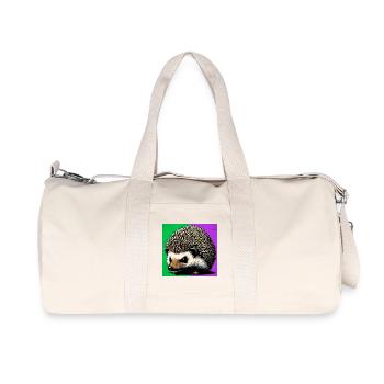 Igel - Recycelte Canvas-Sporttasche von Stanley/Stella - Naturweiß - Vorne