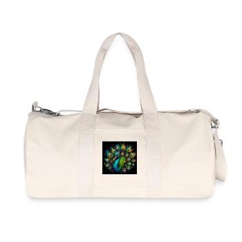 peacock - Recycled Canvas Sports Bag by Stanley/Stella - natural - Front