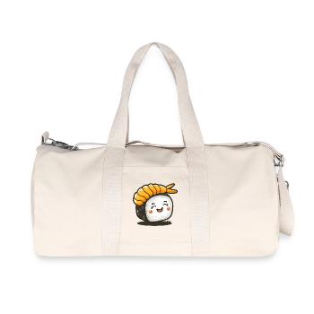 Rouleau de sushi aux crevettes - Sac de sport en toile recyclée Stanley/Stella - blanc naturel - Devant