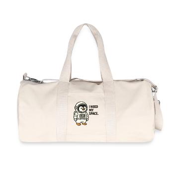 Astro Peng Kollektion - Recycelte Canvas-Sporttasche von Stanley/Stella - Naturweiß - Vorne
