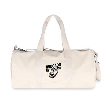 Avocado Enthusiast - Recycled Canvas Sports Bag by Stanley/Stella - natural - Front