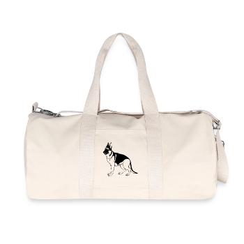 Berger allemand - Sac de sport en toile recyclée Stanley/Stella - blanc naturel - Devant