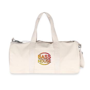 Badge Néon Bass House - Sac de sport en toile recyclée Stanley/Stella - blanc naturel - Devant