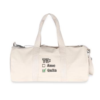 Te AmoTequila - Recycled Canvas Sports Bag by Stanley/Stella - natural - Front