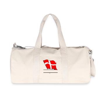 DANEMARK – Espace de noms - Sac de sport en toile recyclée Stanley/Stella - blanc naturel - Devant