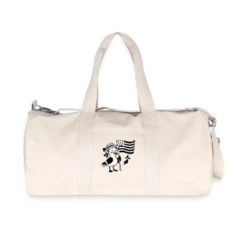Bretagne, breton, bretonne - Sac de sport en toile recyclée Stanley/Stella - blanc naturel - Devant