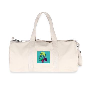 Mascotte graffiti néon - Sac de sport en toile recyclée Stanley/Stella - blanc naturel - Devant