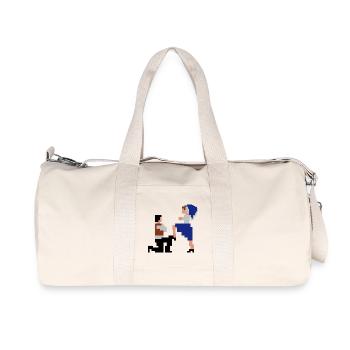 Šij, luby šewco šij... - Sac de sport en toile recyclée Stanley/Stella - blanc naturel - Devant