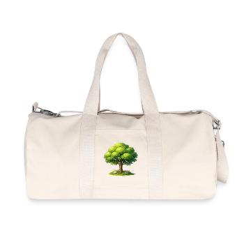Baum im Sonnenlicht  - Recycelte Canvas-Sporttasche von Stanley/Stella - Naturweiß - Vorne