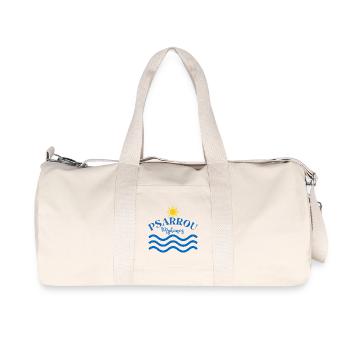 Psarrou Mykonos Sun Waves  - Recycled Canvas Sports Bag by Stanley/Stella - natural - Front