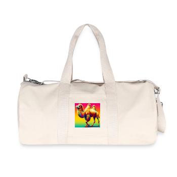 chameau - Sac de sport en toile recyclée Stanley/Stella - blanc naturel - Devant