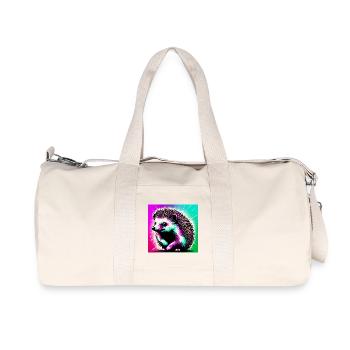 Igel - Recycelte Canvas-Sporttasche von Stanley/Stella - Naturweiß - Vorne