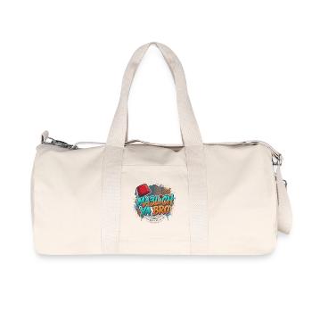 Ma3lich Ya Bro - Tunisian Streetwear Style - Sac de sport en toile recyclée Stanley/Stella - blanc naturel - Devant