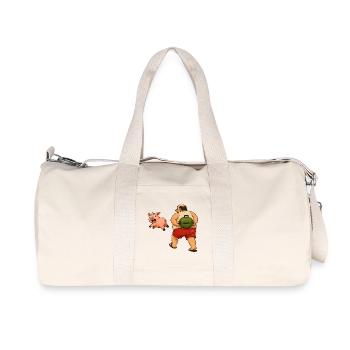Barbecuing is fun - Recycled Canvas Sports Bag by Stanley/Stella - natural - Front